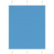Tenda Plissettata Blu 110x100 cm Larghezza Tessuto 109,4 cm