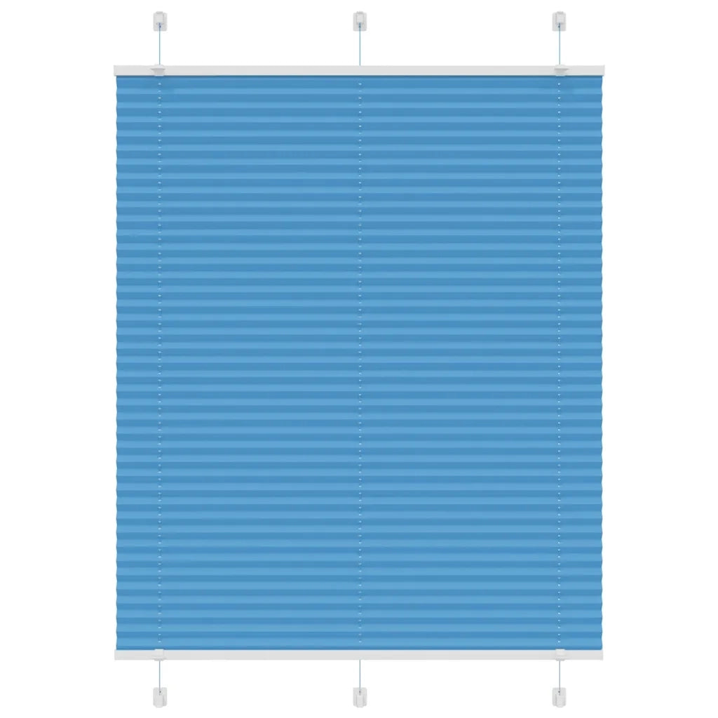 Tenda Plissettata Blu 110x100 cm Larghezza Tessuto 109,4 cm
