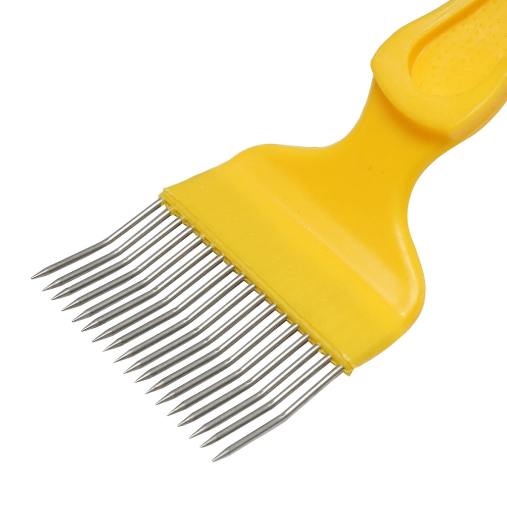 Forchetta in acciaio inox con manico in plastica 215mm