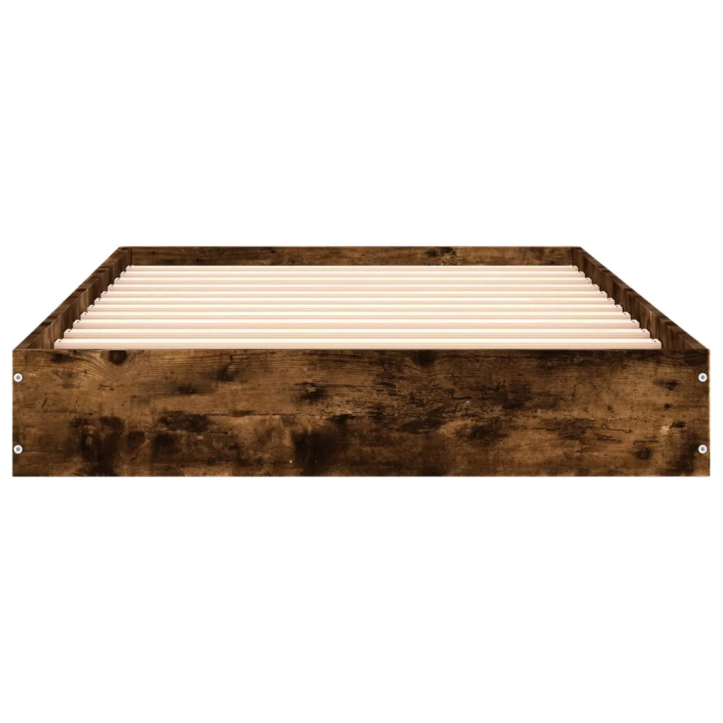 Struttura letto a pavimento Rovere Fumo 80 x 200 cm 8009077