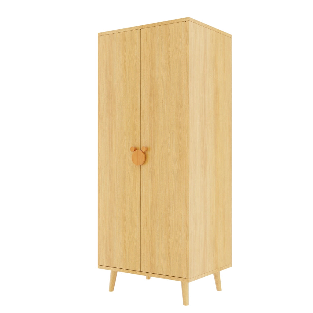 Armadio ¨C Minimal ¨C Legno, 70x55x170 cm, ante, ripiani stoccaggio