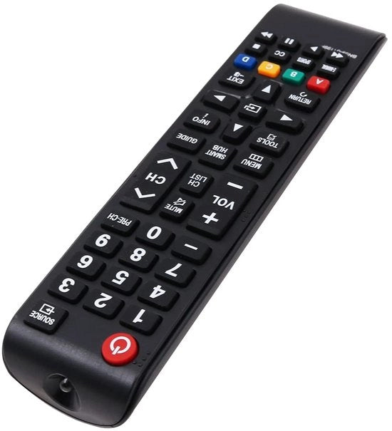Comando universale per TV a schermo piatto - Disegno ergonomico - Formato compatto - Tecnologia infrarosso - Adatto per TV LCD LED