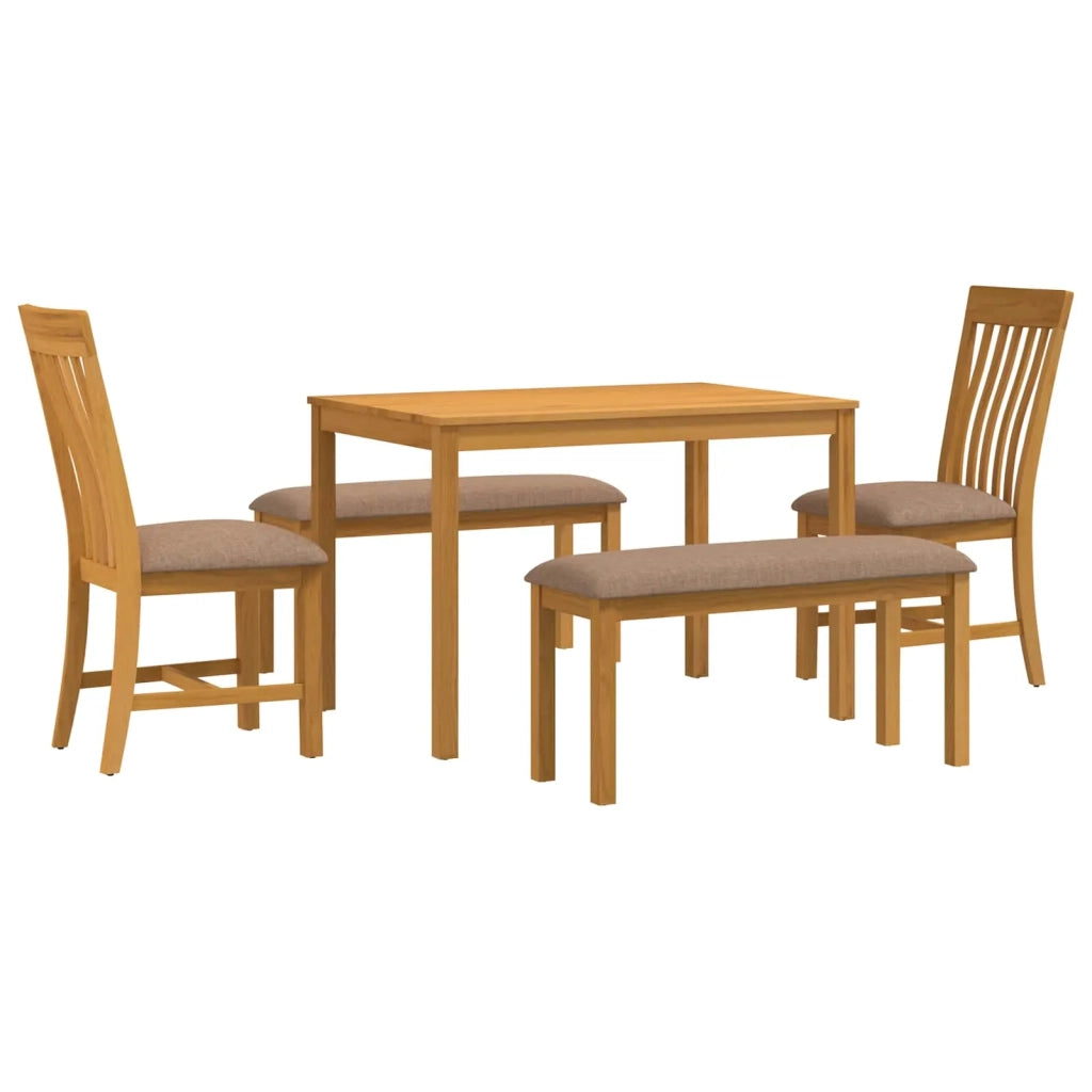 Set da pranzo 5 pz Grigio Legno di Quercia Massello 3430284