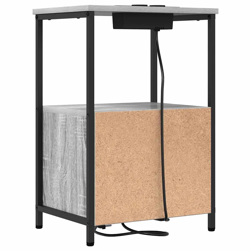 Armadio da Notte 2 pcs Grigio Sonoma 40 x 31 x 60 cm 859447