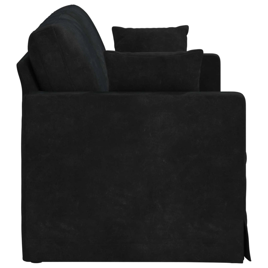 Divano Nero 158 x 78 x 80 cm Velluto 42024428