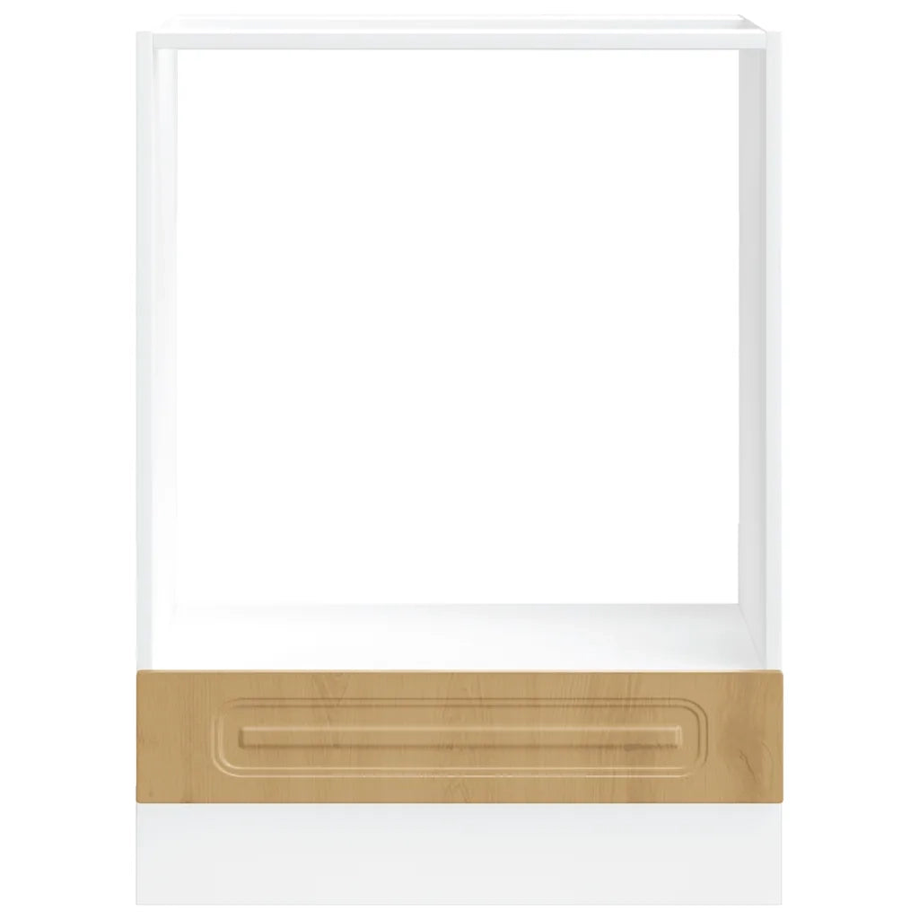 Mobile forno classico compatto 60 x 46 x 81,5 cm con ampio spazio contenitivo in legno ingegnerizzato con finitura rovere 02_0049949