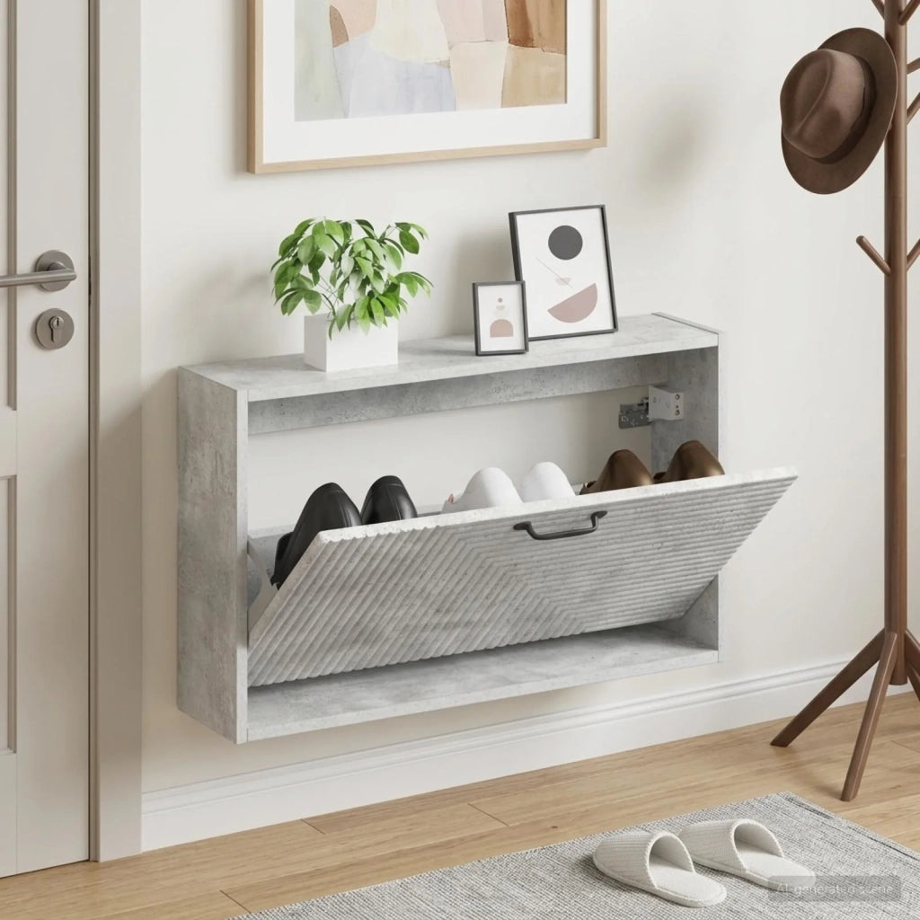 Mobiletto per Scarpe da Muro HAARLEM 71 x 17 x 43 cm 896848