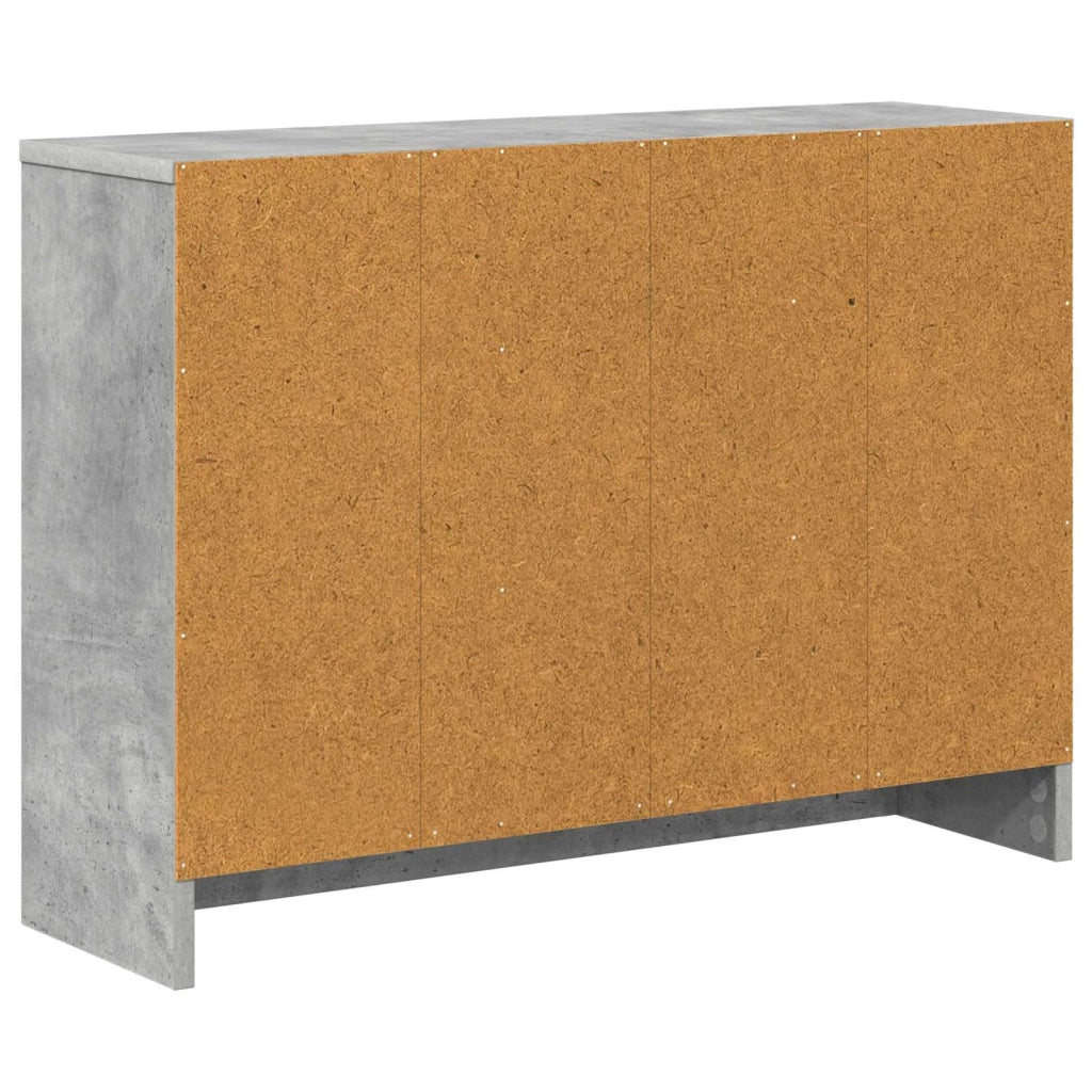 Credenza con cassetto Grigio cemento 73,5 x 22,5 x 53,5 cm 8000503
