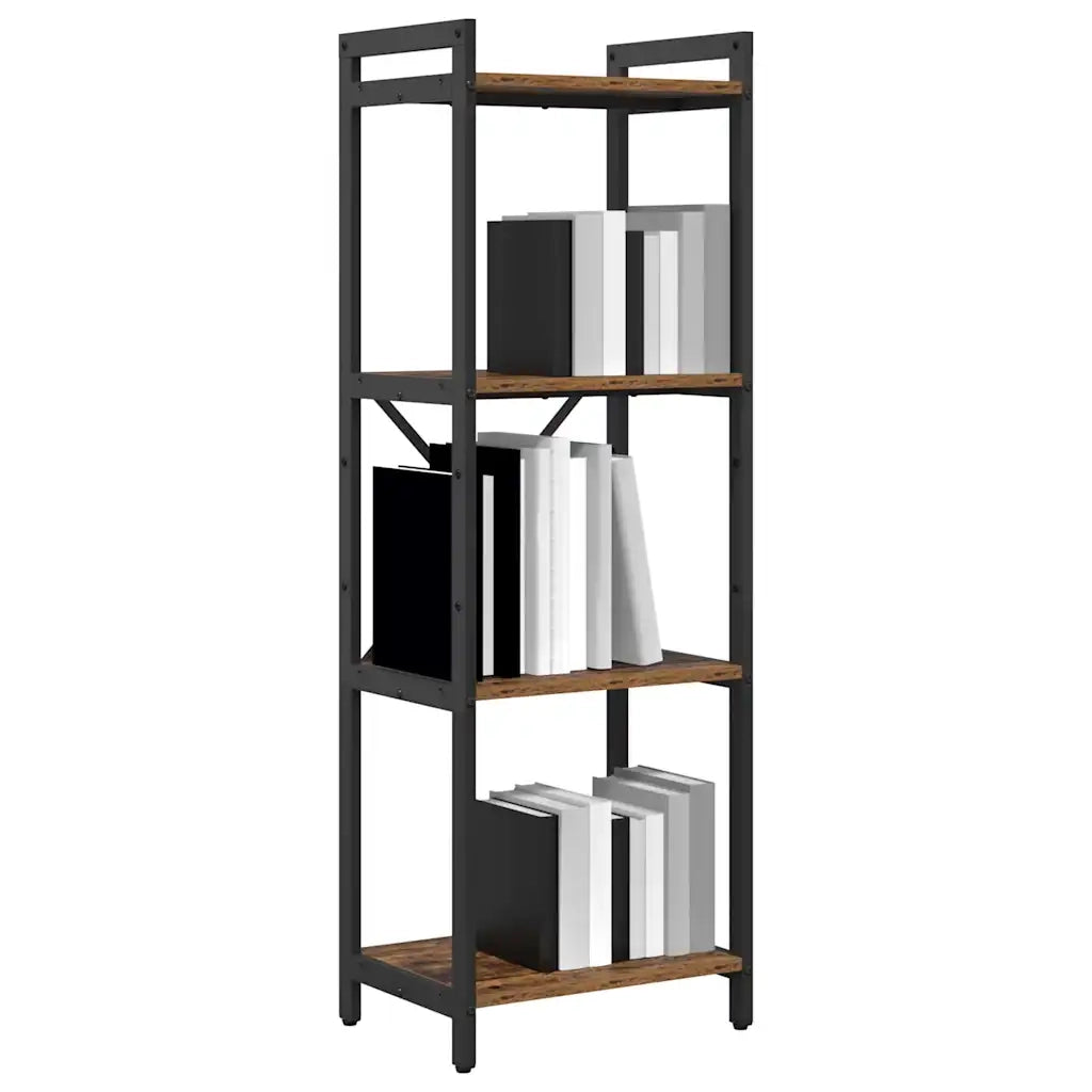 vidaXL Libreria Legno vecchio 40 x 30 x 118 cm Legno multistrato
