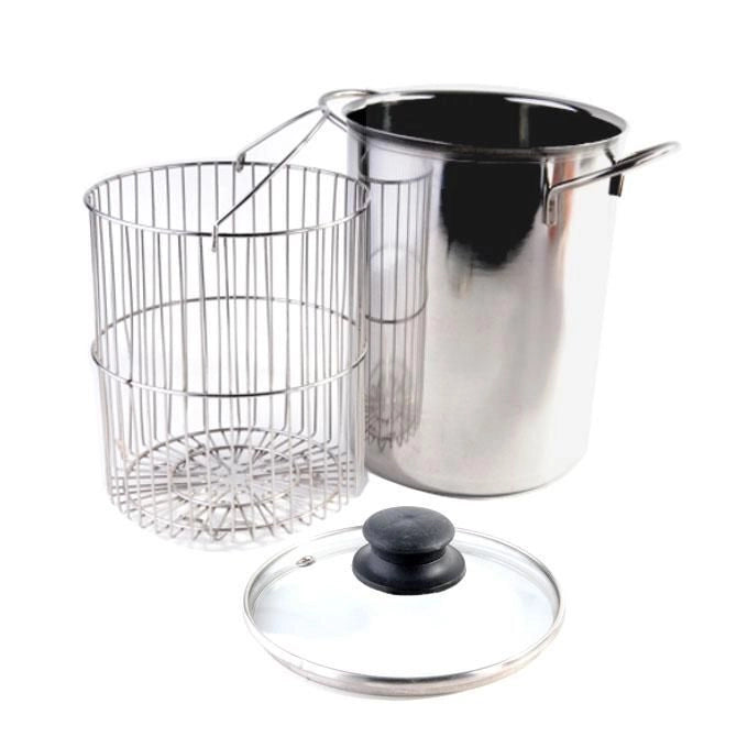 Pentola Asparagera Inox Cm 16 H 21 Vela