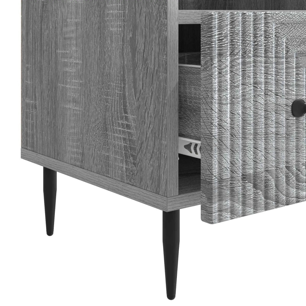 Mobile TV Grigio Sonoma 102 x 34,5 x 50 cm Legno ingegnerizzato 894911