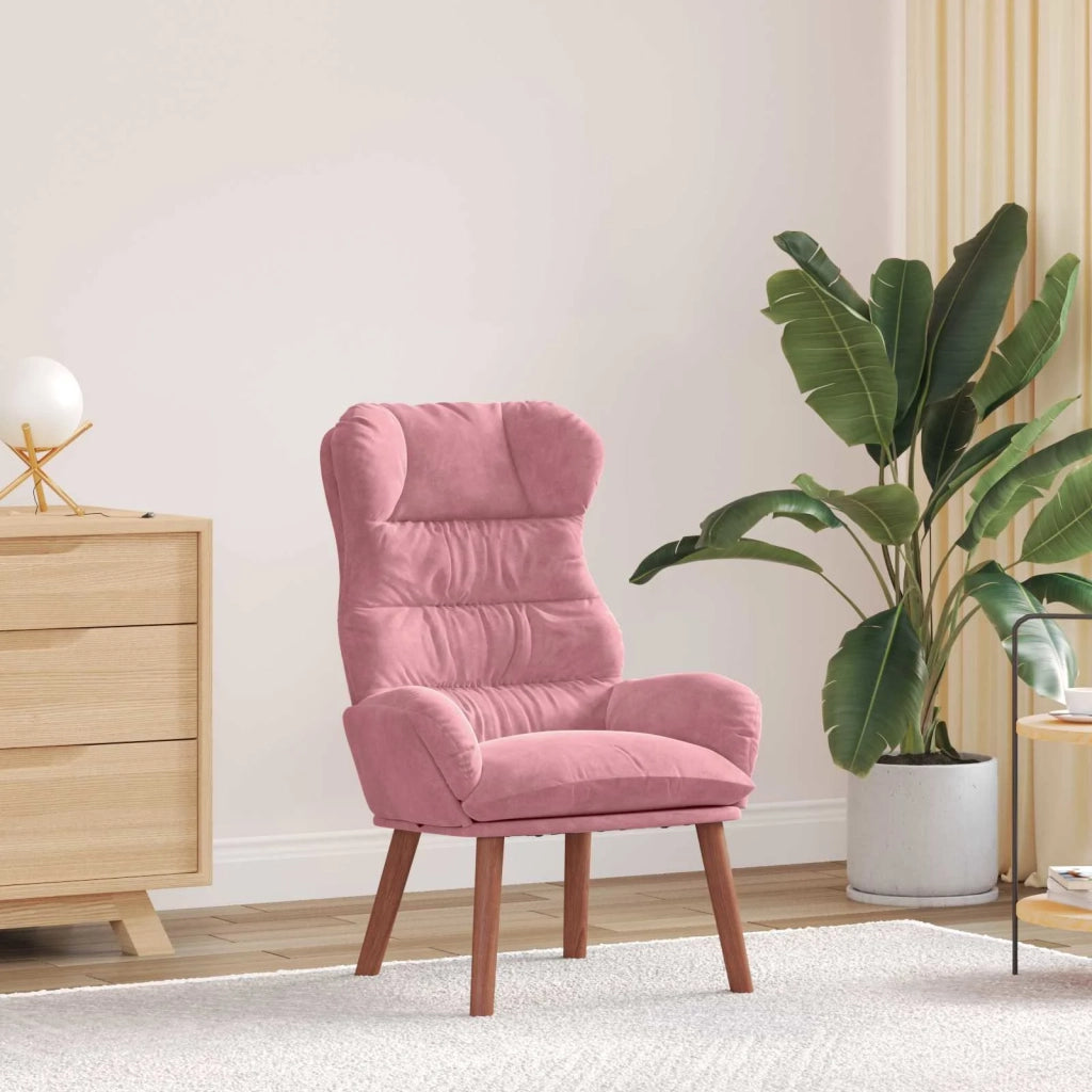 poltrona Rosa 69 x 74 x 93 cm Velluto 42001891