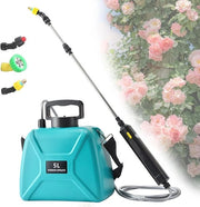 Sproiettatore Elettrico per Giardino a Batterie 5 Litri - Alta Capacità e 3 Modelli di Sprezzo