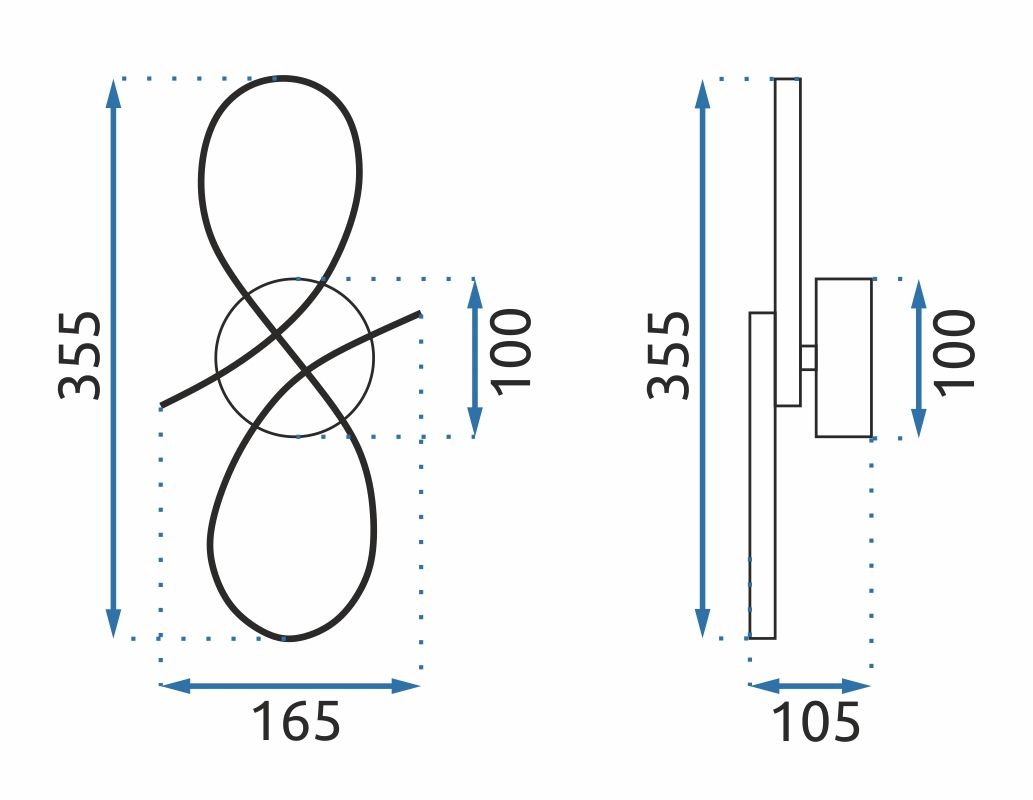 Lampada Led App1050-w Black