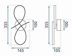 Lampada Led App1050-w Black