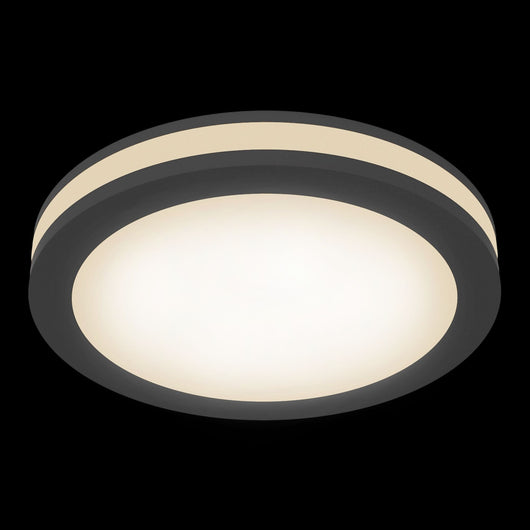 Faretto da incasso Downlight in Alluminio Phanton Nero