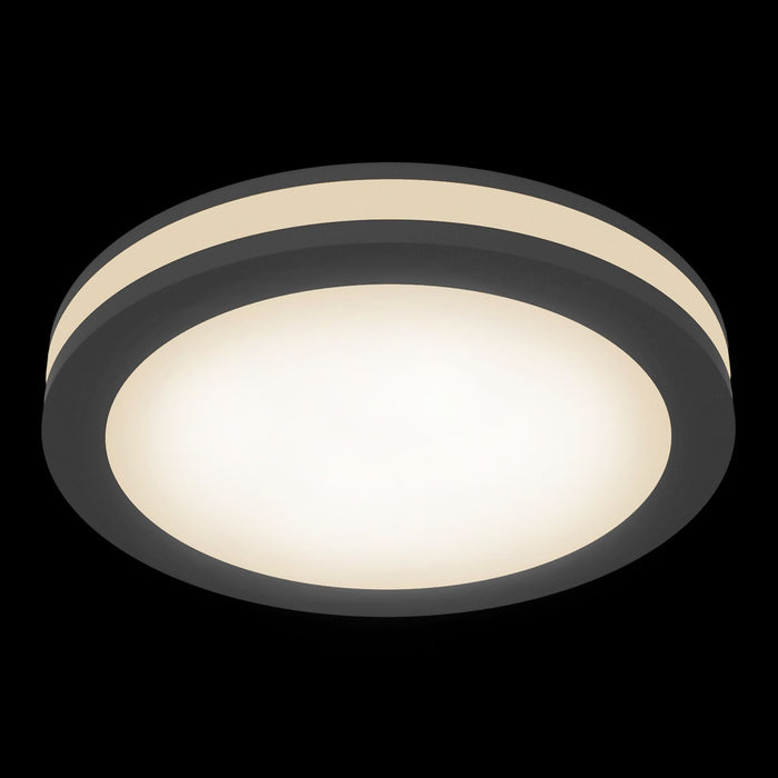 Faretto da incasso Downlight in Alluminio Phanton Nero