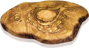 Snodo di Taglio in Legno di Olivo Naturale - 25 x 15 cm - Ideale per Colazione e Steak