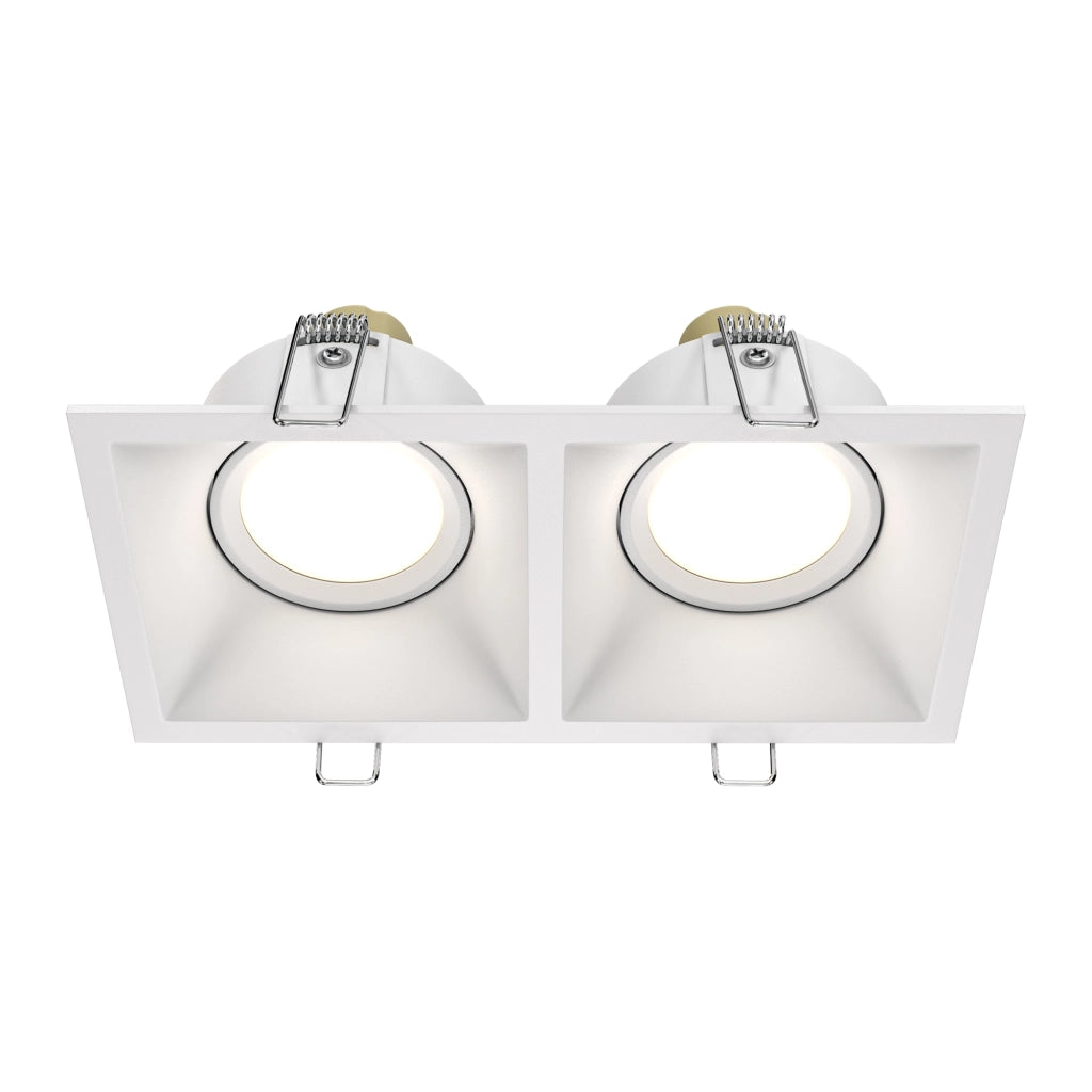 Faretto incasso soffitto Maytoni Dot 2xGU10 bianco