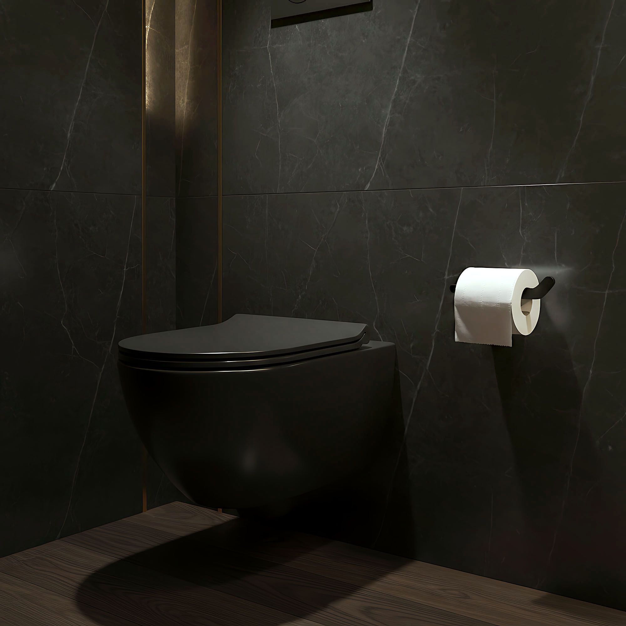 Porta Carta Igienica 109 Til Black