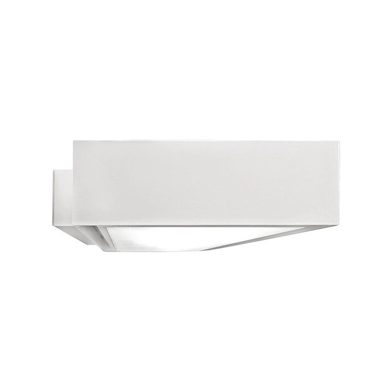 Tofu Applique LED Biemissione 20W 4000K CRI90 DALI Bianco - Lampada da Parete Dimmerabile in Alluminio - Rossini Group