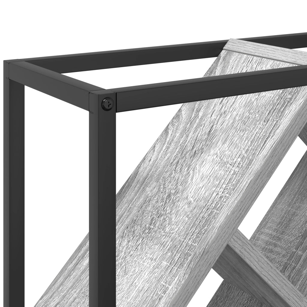 Portabottiglie Grigio Sonoma 51x18x52,5 cm Legno ingegnerizzato