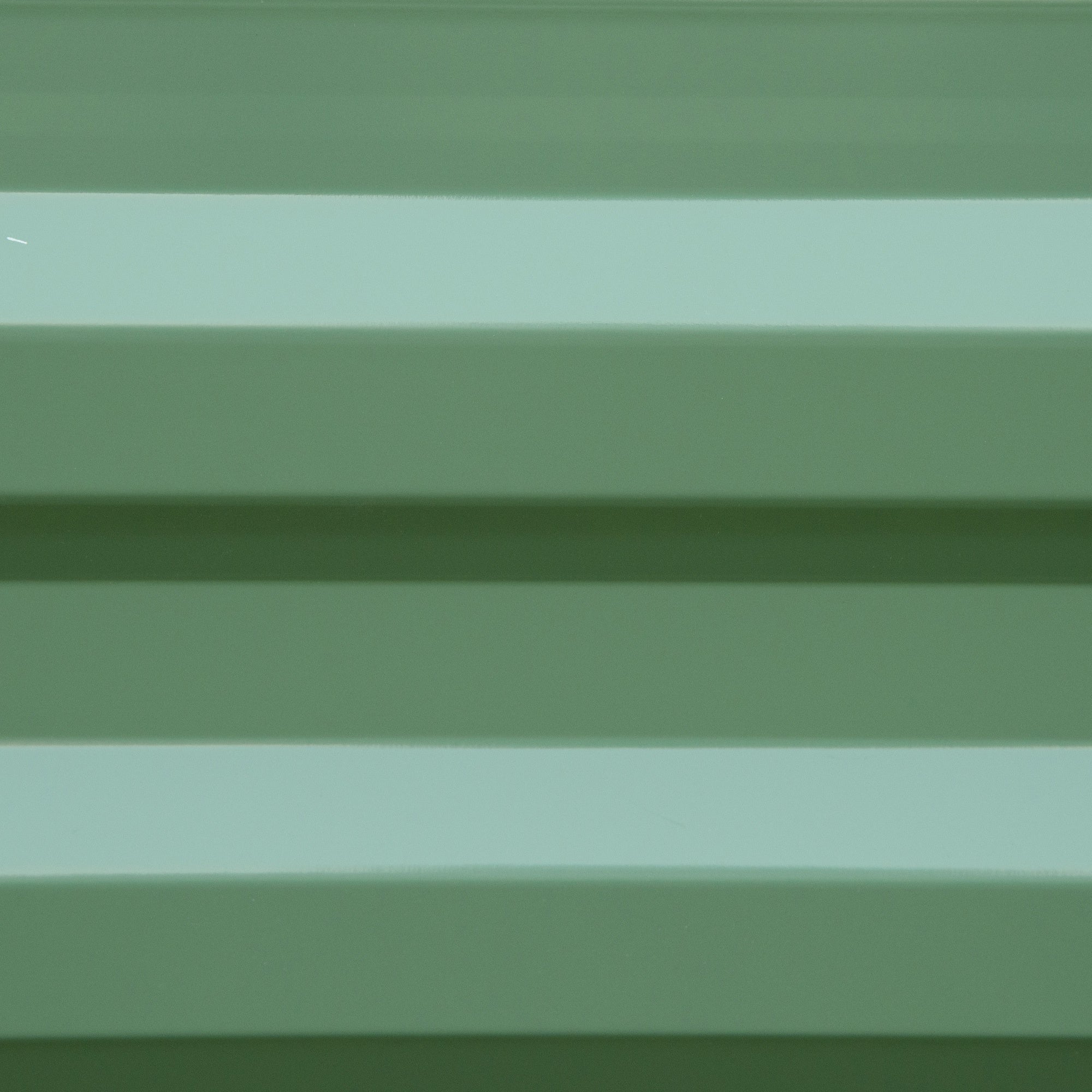 Set 2 Letti per Orto Rialzati 100x100x30 cm in Acciaio Zincato Verde