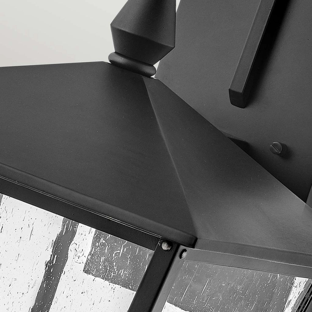 Applique esterna nera E14 3x40W Huntersfield Hinkley