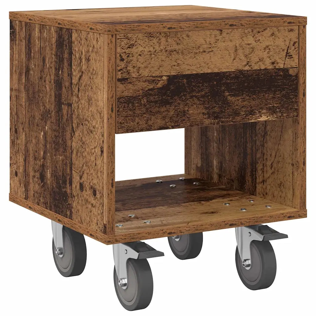 Comodino Legno vecchio 40,5 x 40 x 48 cm Legno multistrato