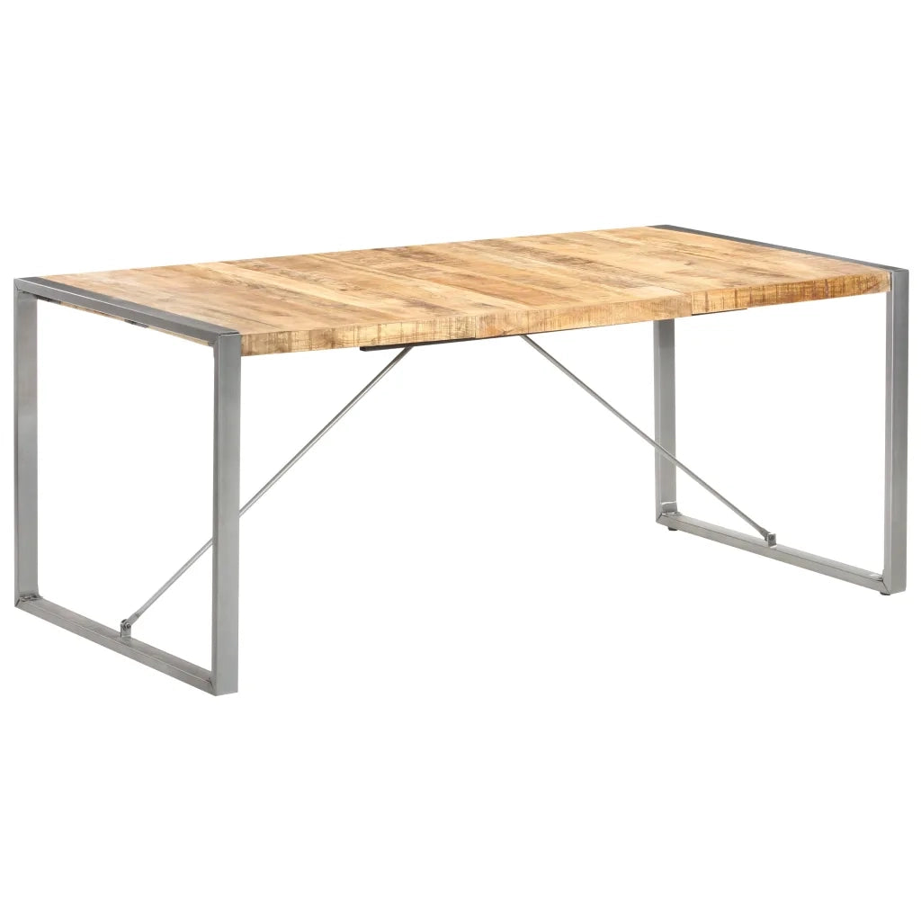 Tavolo da Pranzo 180x90x75 cm in Legno Massello di Mango Grezzo 321564