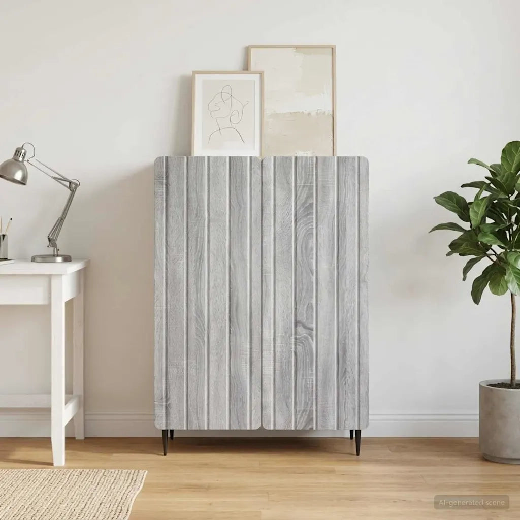 Credenza Grigio Sonoma 66 x 34,5 x 92 cm Legno ingegnerizzato 894361