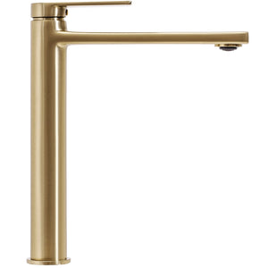 Rubinetto Da Lavabo Rea Verso Brush Gold High