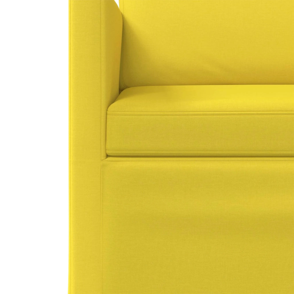 Set di divani 2 pz Giallo Chiaro Tessuto 3433157