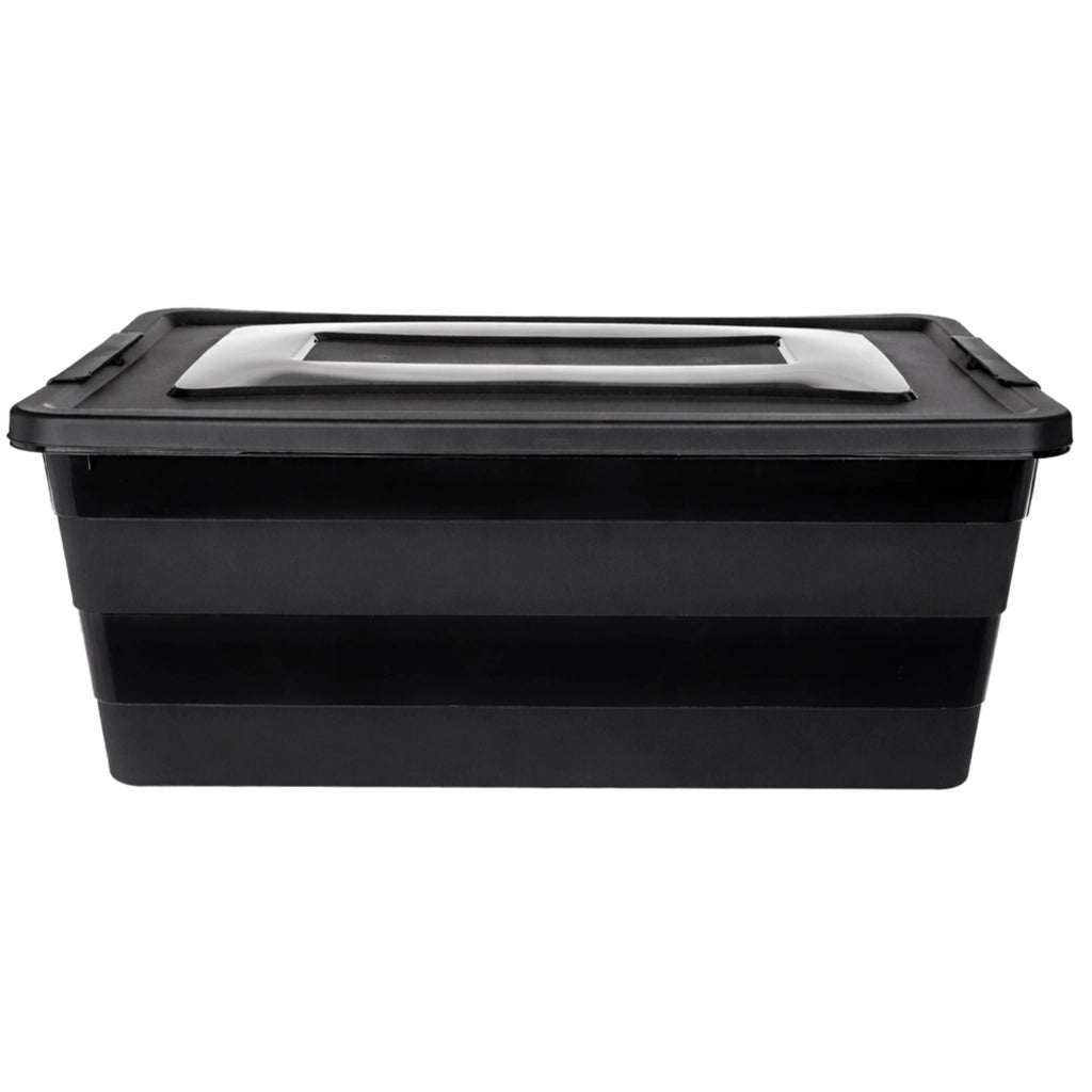 Organizzatore per giocattoli in plastica KADAX da 40 litri con coperchio