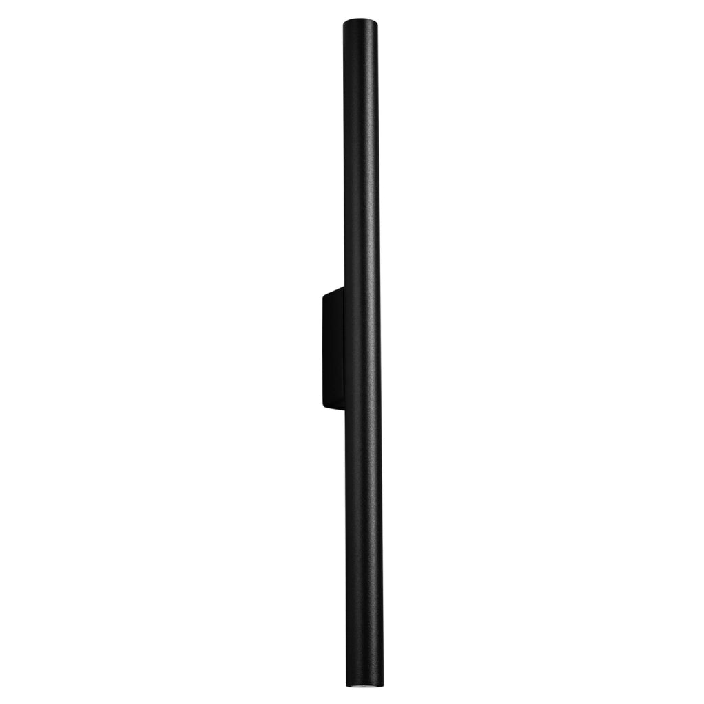 Applique cilindrica nera in metallo VELINO Pure Lume 2xG9 8W