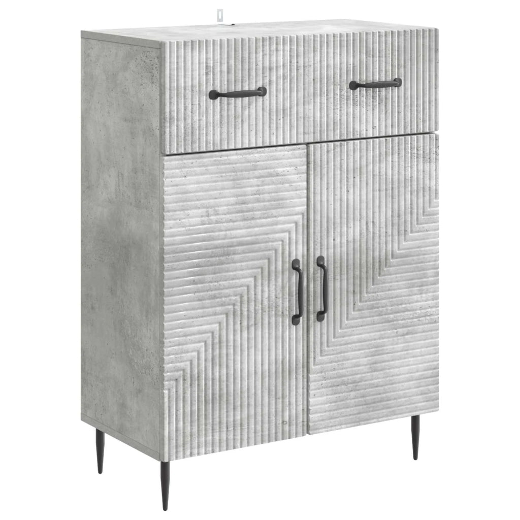 Credenza con cassetto Grigio Cemento 66 x 34,5 x 89,5 cm 894868