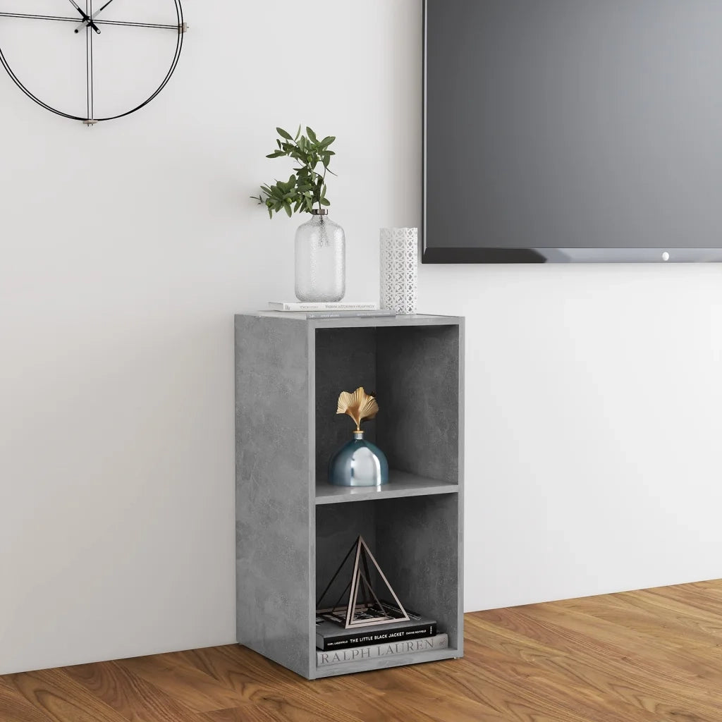 Mobile Porta TV Grigio Cemento 72x35x36,5 cm Legno Multistrato 805529