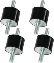 Trillingsdempers in gomma per auto, barche e macchine - 30 x 40 mm - M10 - Dampi vibrazioni