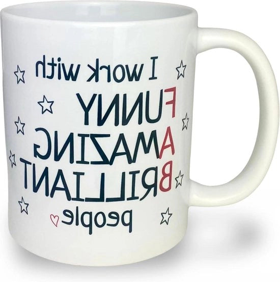 Tazza Divertente per Colleghi Brillanti al Lavoro - Regali Divertenti per Uomini e Donne