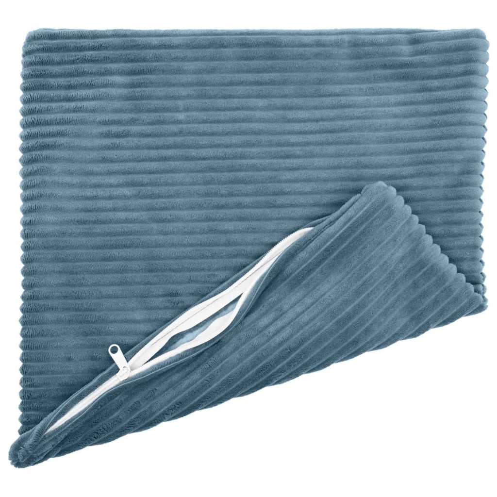Federa 2 pcs HEERLEN Blu 30 x 30 cm corduroy 907435