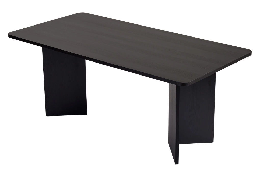 Tavolo da pranzo in legno "Linza" 180 x 90 x 75 cm - Legno nero