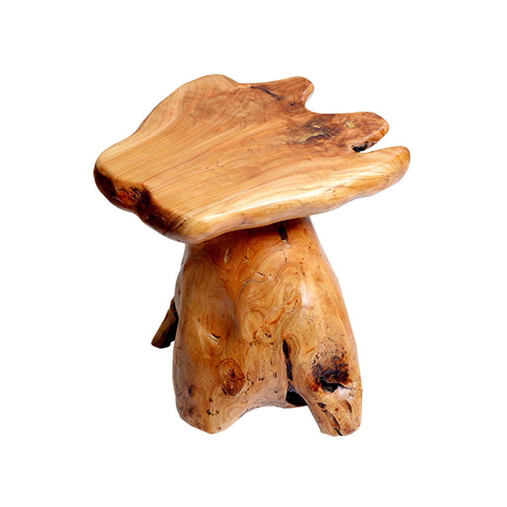 TAVOLINO multiuso in legno massello di abete, forma irregolare, naturale