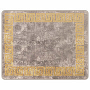 Runner in Moquette | Runner Tappeto MARSA Grigio 80 x 100 cm Poliestere e PVC