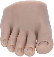 Esercizio per unghie per piede - Modello di silicone - Reutilizzabile - Portatile - Mezzo piede morbido - Tessitura cutanea realistica - Modello per esercizio unghie
