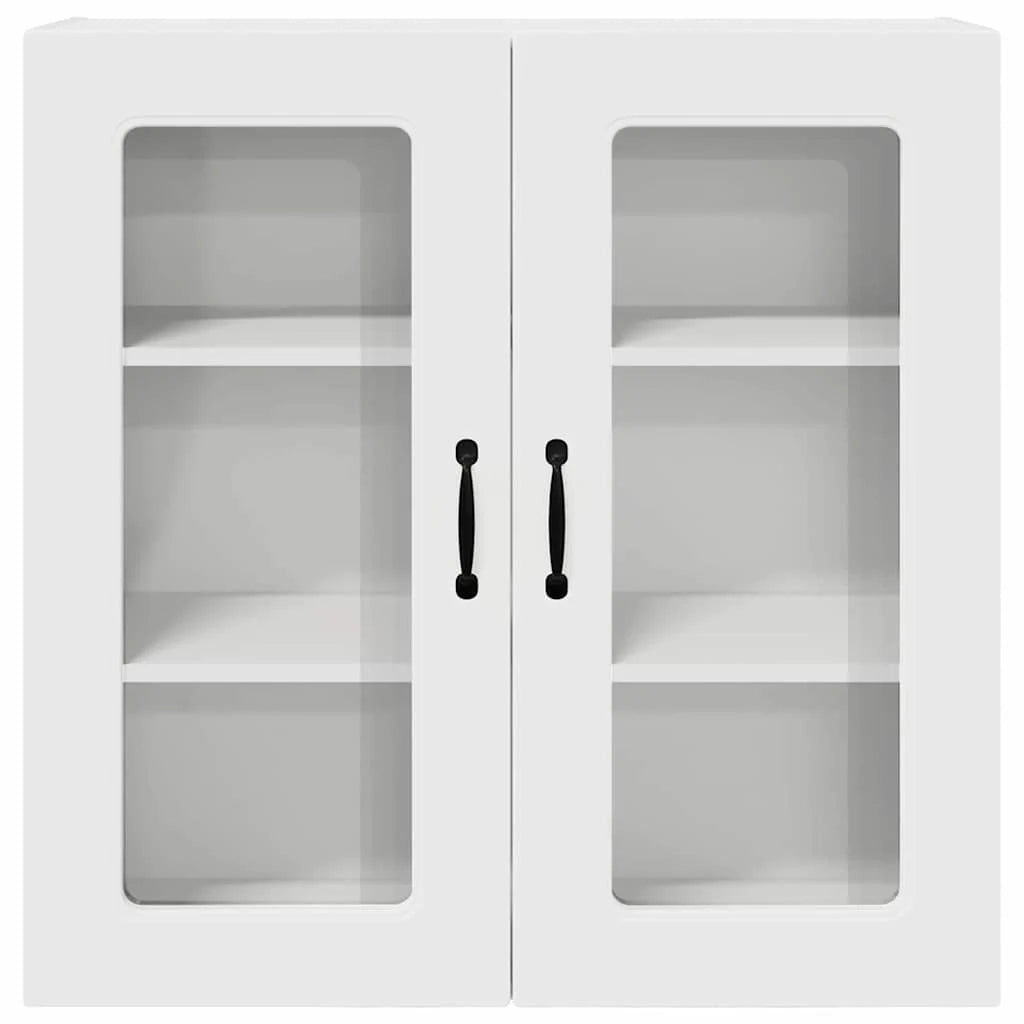 Mobile da cucina moderno con ampio spazio contenitivo 80 x 31 x 80 cm legno composito bianco 02_0053743