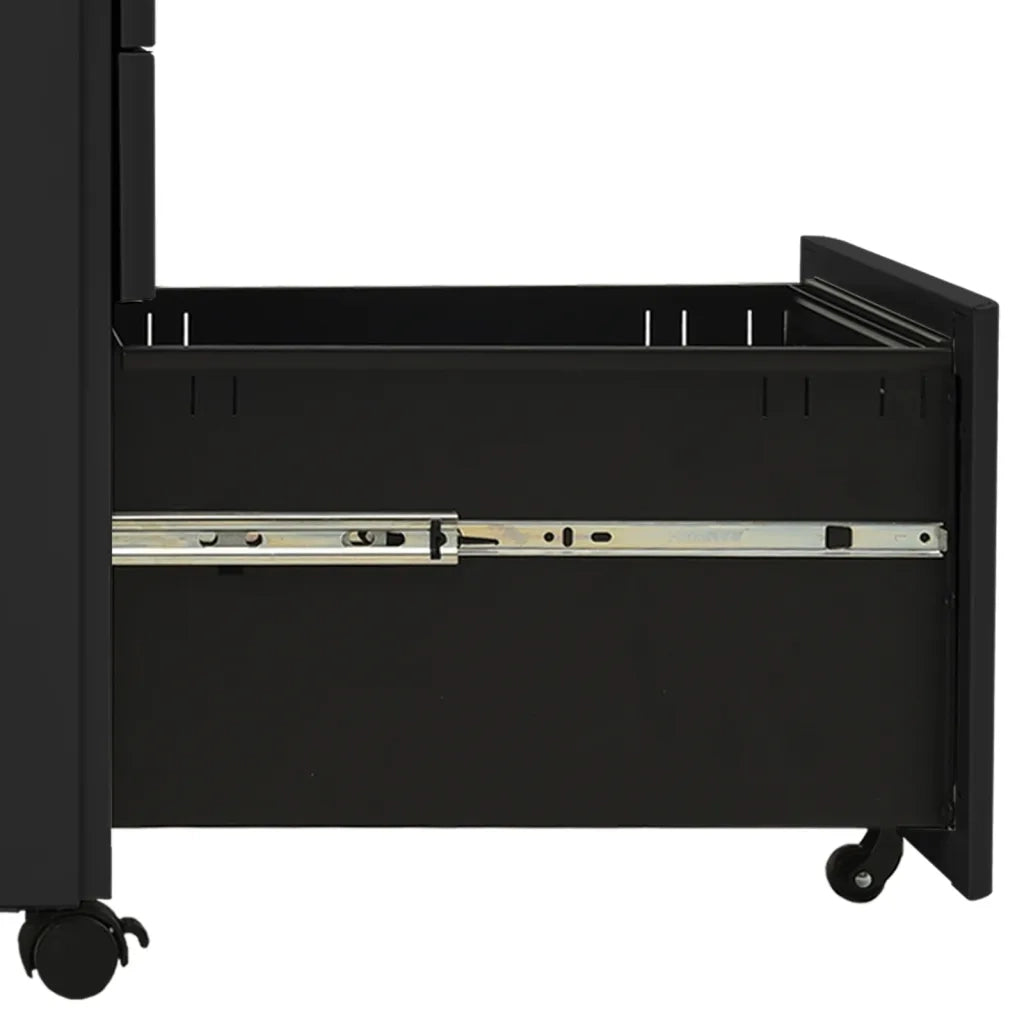 Schedario Mobile Antracite 30x45x59 cm in Acciaio 335985