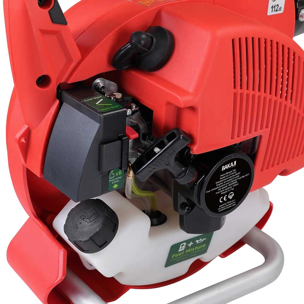 Aspiratore per foglie Trituratore e Soffiatore a Scoppio 8500rpm Aspirafoglie