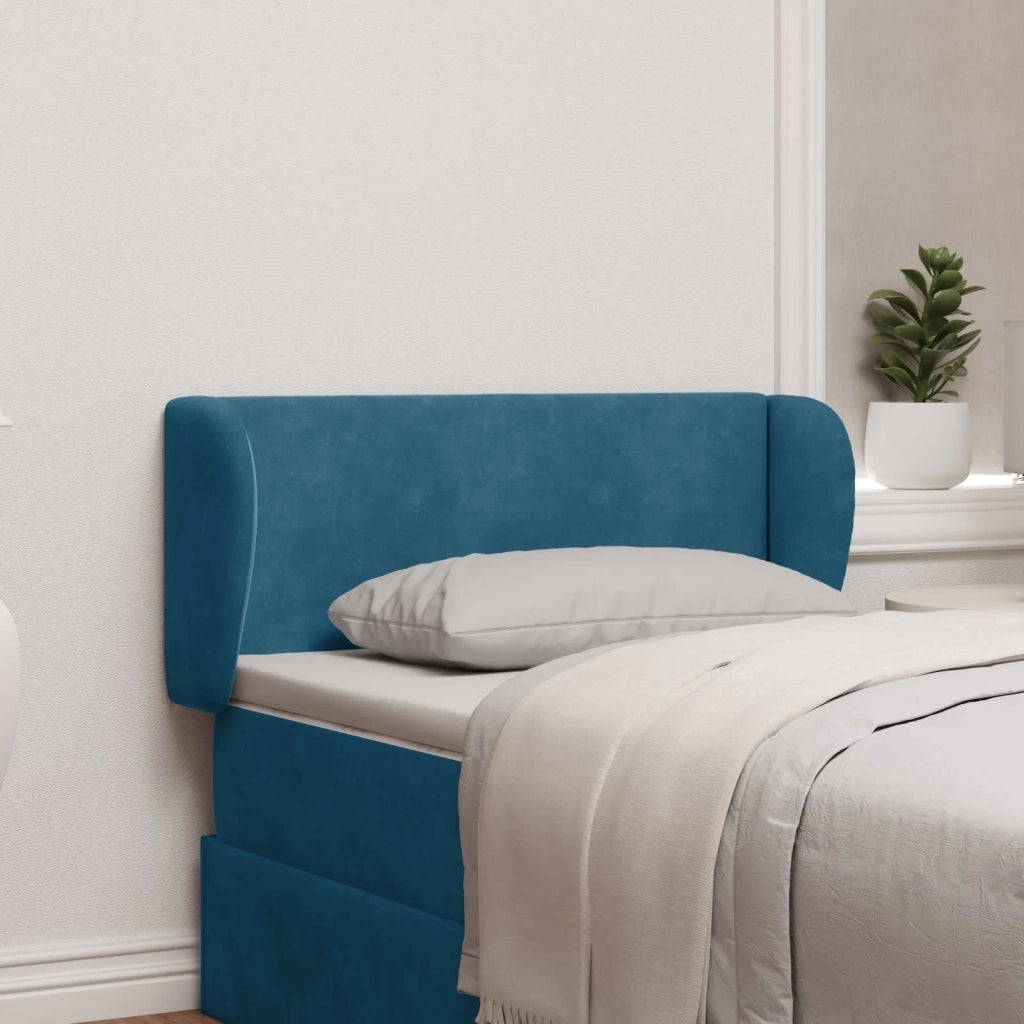 Orecchia della Testata Blu 40 x 23 x 6 cm Velluto CFW8289116