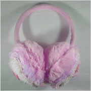Trade Shop - Paraorecchie Rosa Chiaro Coniglietto Orecchie Vento Freddo Imbottite Ragazze -