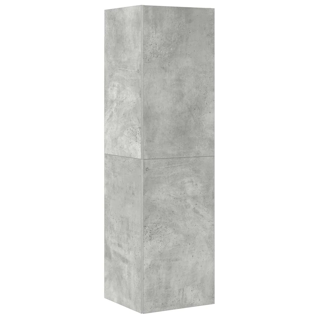 Set di Mobili Porta TV 4 pz | Armadietto TV | Mobile Porta TV Grigio Cemento in Legno Multistrato